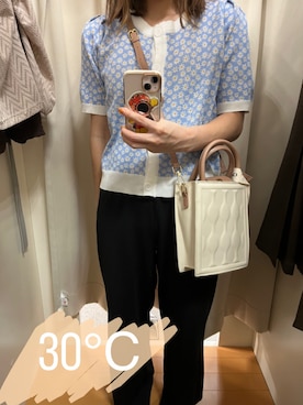 「chocomee（チョコミー）のアイテム（パンツ）」を使った、あんぱん⚪︎⚪︎⚪︎さん（レディース・151cm）の夏コーディネート