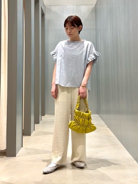 「帰省コーデ」｜Ayaneさん（レディース・165cm）の春コーディネート