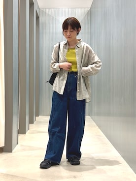「EKAL（エカル）のアイテム」を使った、Ayaneさん（レディース・165cm）の夏コーディネート