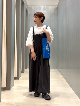 「URBAN RESEARCH Sonny Label（アーバンリサーチサニーレーベル）のアイテム（バッグ）」を使った、Ayaneさん（レディース・165cm）の夏コーディネート