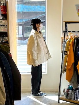 「Java（ジャバ）のアイテム」を使った、ikacoさん（レディース・155cm）の春コーディネート
