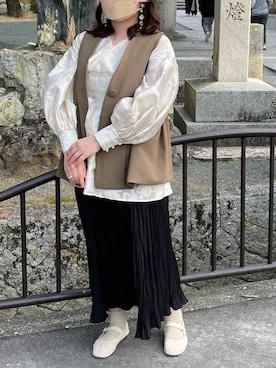 「Monroe（-）のアイテム」を使った、omusayaさん（レディース・157cm）の冬コーディネート