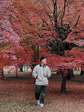 「L.L.Bean（エルエルビーン）のアイテム（その他アウター）」を使った、アリストOtsira さん（メンズ・172cm）の冬コーディネート