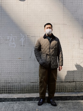 「BEAUTY&YOUTH UNITED ARROWS（ビューティーアンドユースユナイテッドアローズ）のアイテム（その他アウター）」を使った、アリストOtsira さん（メンズ・172cm）の冬コーディネート