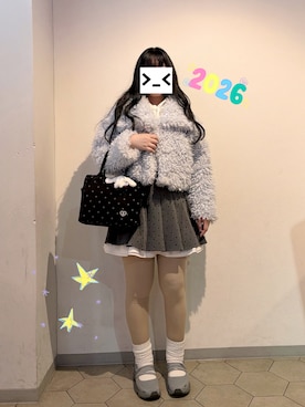 「FILA（フィラ）のアイテム」を使った、heika さん（レディース・161cm）の冬コーディネート