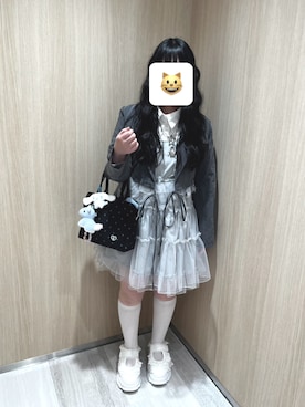 「GRL（グレイル）のアイテム（ジャケット/アウター）」を使った、heika さん（レディース・161cm）の春コーディネート