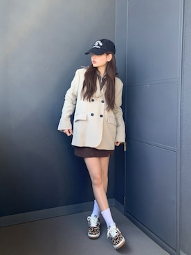 「Ada.（エイダ）のアイテム」を使った、momoさん（レディース・154cm）の冬コーディネート