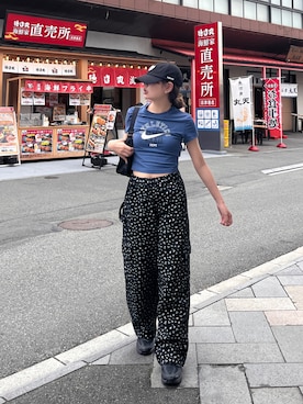 momoさん（レディース・156cm）の夏コーディネート