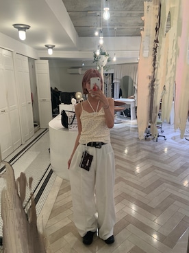 「アイテム（財布/小物）」を使った、momoさん（レディース・154cm）の夏コーディネート