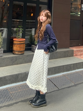 momoさん（レディース・156cm）の春コーディネート