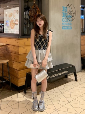 「JORDAN BRAND（ジョーダンブランド）のアイテム」を使った、momoさん（レディース・156cm）の春コーディネート