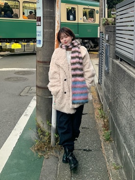 momoさん(レディース・154cm)の冬コーディネート