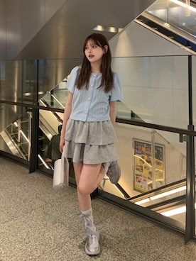 「JORDAN BRAND（ジョーダンブランド）のアイテム」を使った、momoさん（レディース・156cm）の春コーディネート