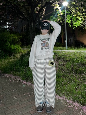 momoさん（レディース・156cm）の春コーディネート