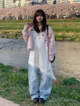 「Re:EDIT（リエディ）のアイテム」を使った、momoさん（レディース・156cm）の春コーディネート