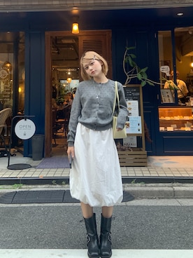 momoさん（レディース・154cm）の秋コーディネート