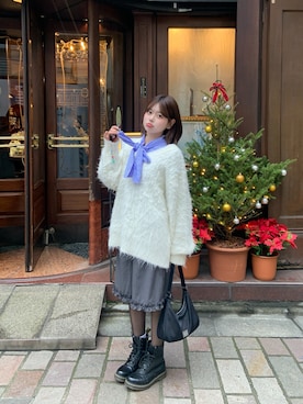 momoさん（レディース・154cm）の冬コーディネート