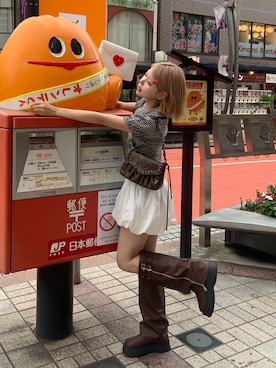 「MOUSSY（マウジー）のアイテム」を使った、momoさん（レディース・154cm）の秋コーディネート