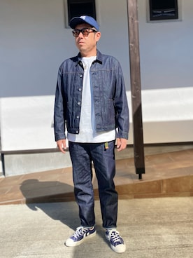 「STILL BY HAND（スティルバイハンド）のアイテム（ジャケット/アウター）」を使った、だっちんさん（メンズ・173cm）の秋コーディネート