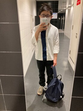 「UNIQLO U」｜flさん（メンズ・159cm）の夏コーディネート