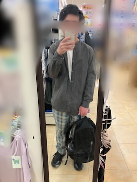 「無印良品（ムジルシリョウヒン）のアイテム（バッグ）」を使った、flさん（メンズ・159cm）の春コーディネート