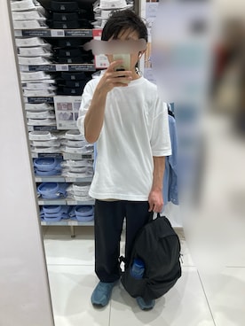 「アイテム（バックパック/リュック）」を使った、flさん（メンズ・159cm）の秋コーディネート