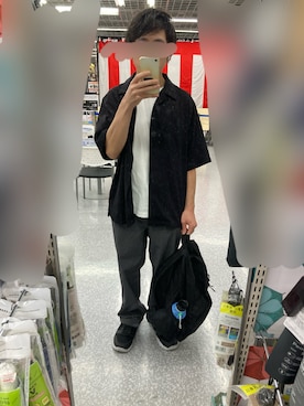 「アイテム（バックパック/リュック）」を使った、flさん（メンズ・159cm）の秋コーディネート