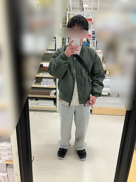 「着回しコーデ」｜flさん（メンズ・159cm）の冬コーディネート