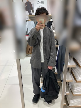 「無印良品（ムジルシリョウヒン）のアイテム」を使った、flさん（メンズ・159cm）の秋コーディネート
