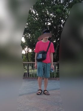 「アイテム（サンダル）」を使った、flさん（メンズ・159cm）の秋コーディネート