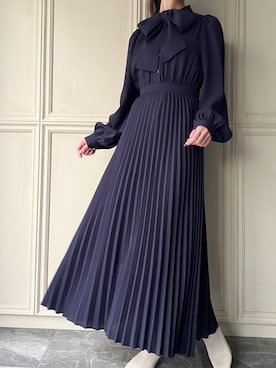 「JUNOAH（ジュノア）のアイテム」を使った、moi☺︎さん（レディース・154cm）の秋コーディネート