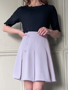 「JUNOAH（ジュノア）のアイテム」を使った、moi☺︎さん（レディース・154cm）の夏コーディネート