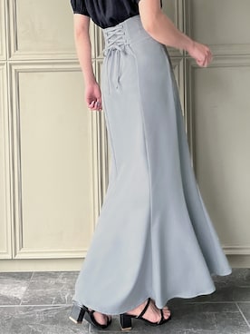 「JUNOAH（ジュノア）のアイテム」を使った、moi☺︎さん（レディース・154cm）の夏コーディネート