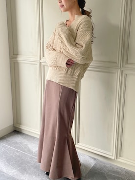 「LAUIR（ラウアー）のアイテム」を使った、moi☺︎さん（レディース・154cm）の秋コーディネート