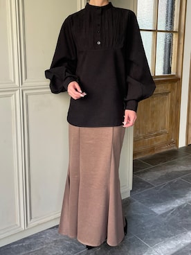 「LAUIR（ラウアー）のアイテム」を使った、moi☺︎さん（レディース・154cm）の冬コーディネート