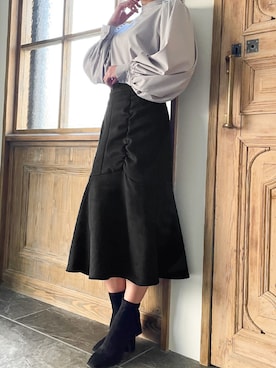 moi☺︎さん（レディース・154cm）の冬コーディネート