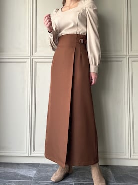 「JUNOAH（ジュノア）のアイテム」を使った、moi☺︎さん（レディース・154cm）の秋コーディネート