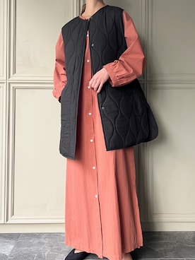 「JUNOAH（ジュノア）のアイテム」を使った、moi☺︎さん（レディース・154cm）の秋コーディネート