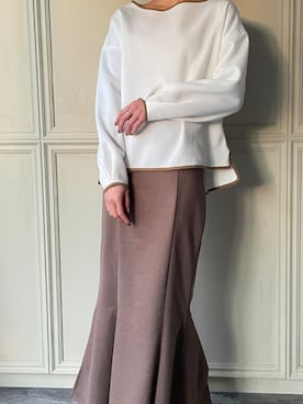 「LAUIR（ラウアー）のアイテム」を使った、moi☺︎さん（レディース・154cm）の冬コーディネート