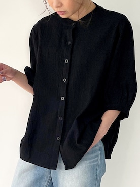 「junoah（ジュノア）のアイテム（トップス）」を使った、moi☺︎さん（レディース・154cm）の夏コーディネート