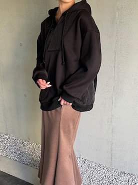 「LAUIR（ラウアー）のアイテム」を使った、moi☺︎さん（レディース・154cm）の冬コーディネート