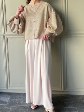 「JUNOAH（ジュノア）のアイテム」を使った、moi☺︎さん（レディース・154cm）の冬コーディネート