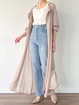 moi☺︎さん（レディース・154cm）の春コーディネート