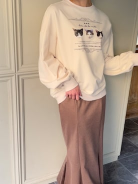 「LAUIR（ラウアー）のアイテム」を使った、moi☺︎さん（レディース・154cm）の冬コーディネート