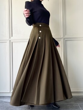 「JUNOAH（ジュノア）のアイテム」を使った、moi☺︎さん（レディース・154cm）の秋コーディネート