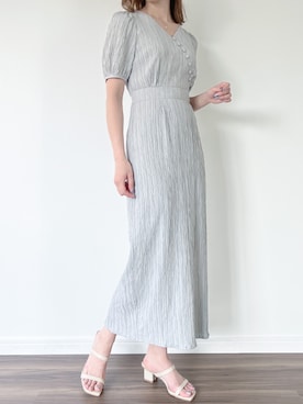 「JUNOAH（ジュノア）のアイテム」を使った、moi☺︎さん（レディース・154cm）の夏コーディネート