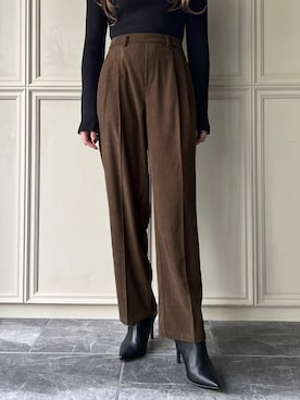 「JUNOAH（ジュノア）のアイテム」を使った、moi☺︎さん（レディース・154cm）の秋コーディネート