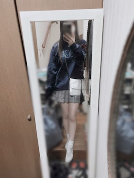 「JERZEES（ジャージーズ）のアイテム」を使った、あやᙏ̤̫.*♡さん（レディース・155cm）の秋コーディネート