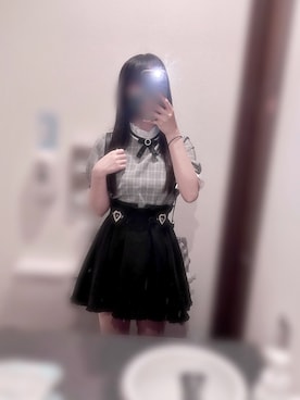 「abc une face（アーベーセーアンフェイス）のアイテム」を使った、あやᙏ̤̫.*♡さん（レディース・155cm）の春コーディネート