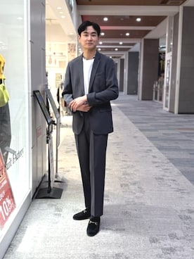 「オフィススタイル」｜0493psfaさん（メンズ・181cm）の秋コーディネート